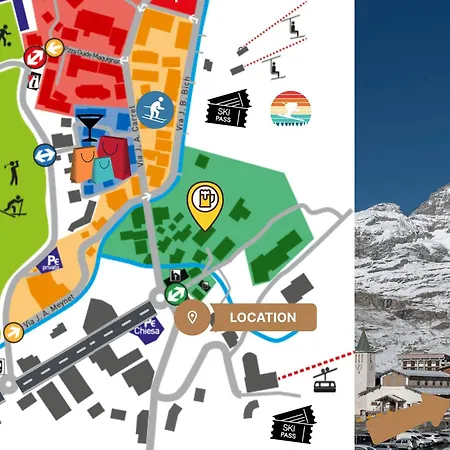 Couette-café Matterhorn Francois - With And Breakfast, 100mt Lift 3*